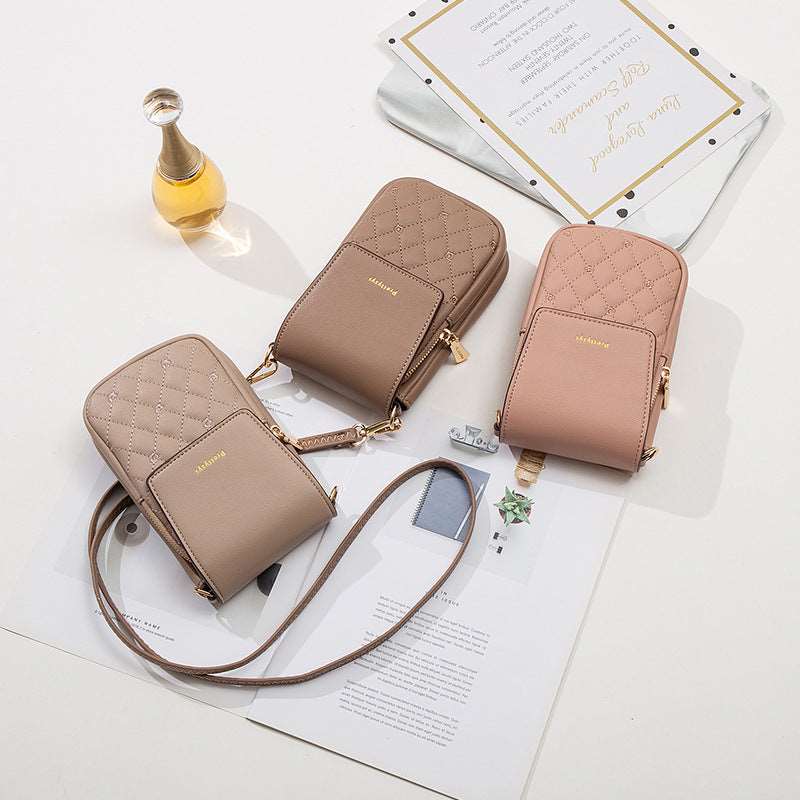Women's Simple Multifunctional Crossbody Mobile Phone Bag - ChoreGirl