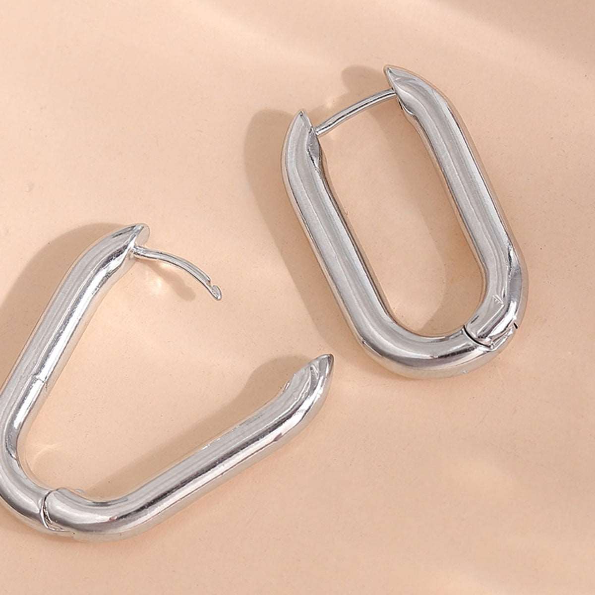 Women's Simple Rectangular Copper Earrings - ChoreGirl