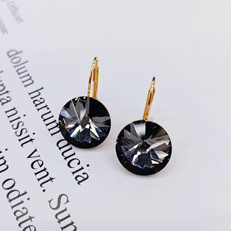 Women's Simple and Elegant Crystal Earrings - ChoreGirl