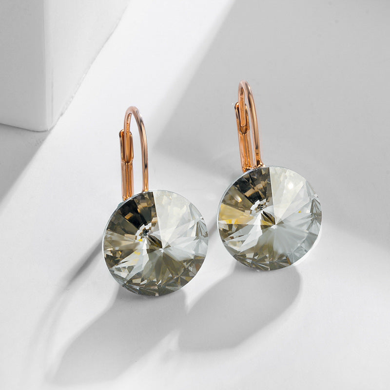 Women's Simple and Elegant Crystal Earrings - ChoreGirl