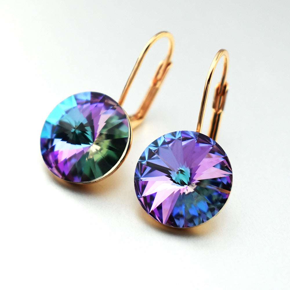 Women's Simple and Elegant Crystal Earrings - ChoreGirl