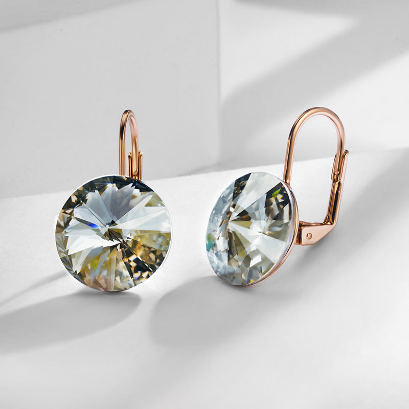 Women's Simple and Elegant Crystal Earrings - ChoreGirl