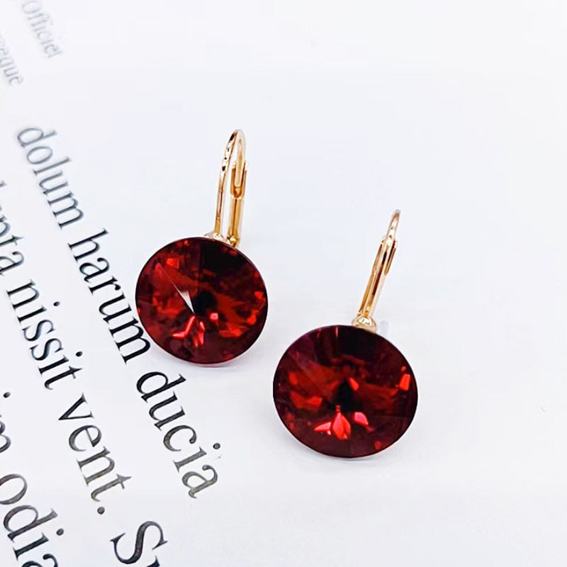 Women's Simple and Elegant Crystal Earrings - ChoreGirl