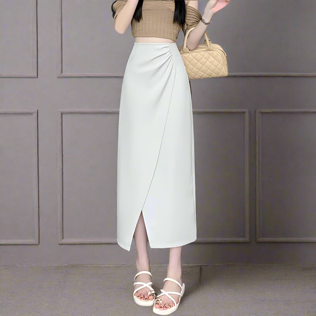 Women's Slim Fit High Waist Suit Skirt - ChoreGirl