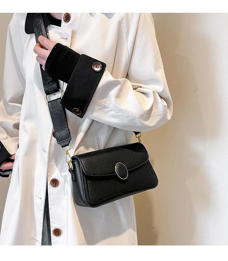Women's Small Wide Shoulder Strap Shoulder Bag - ChoreGirl