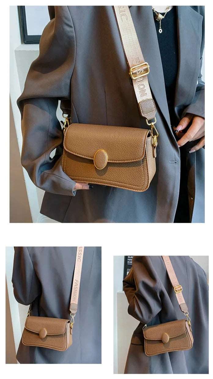 Women's Small Wide Shoulder Strap Shoulder Bag - ChoreGirl