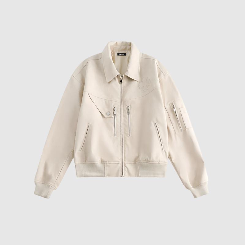 Women's Soft Fabric Bomber Jacket - ChoreGirl