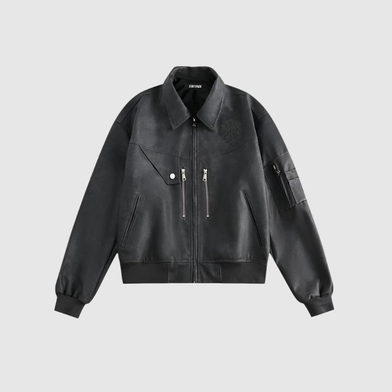 Women's Soft Fabric Bomber Jacket - ChoreGirl