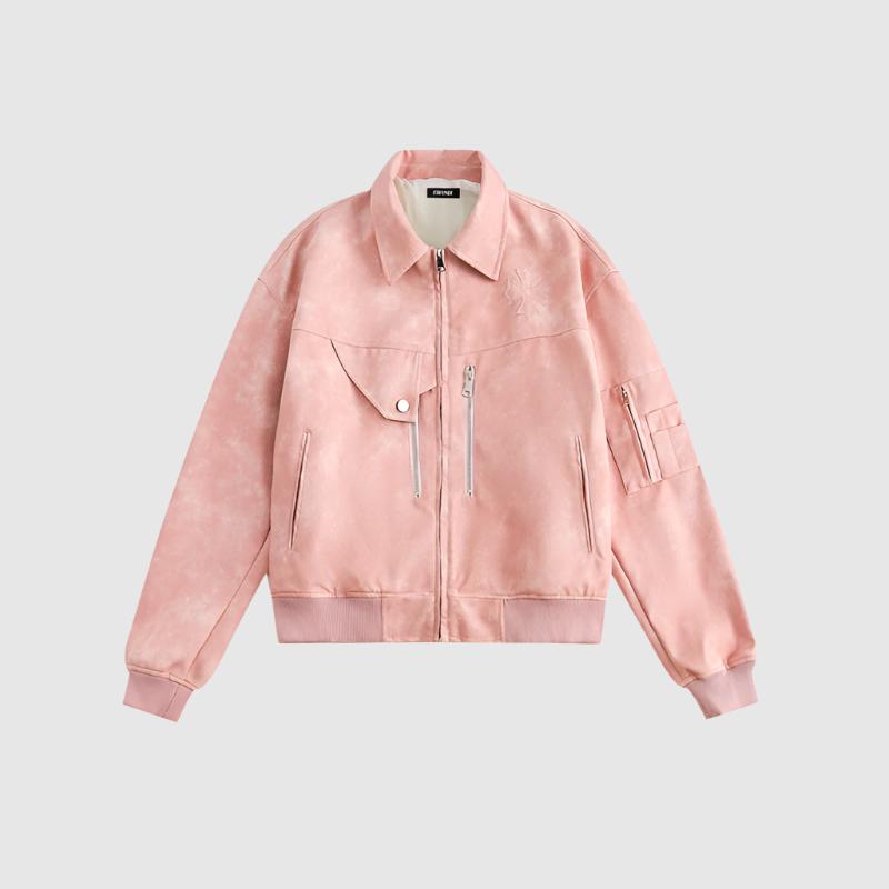 Women's Soft Fabric Bomber Jacket - ChoreGirl