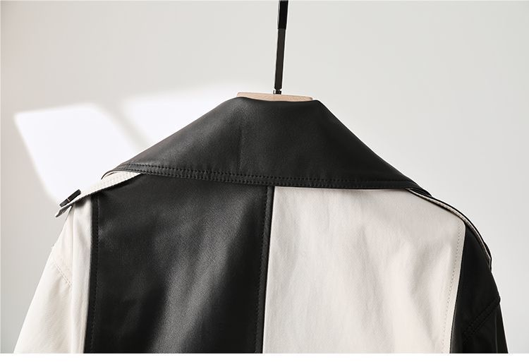 Women's Soft PU Leather Loose Biker Style Jacket - ChoreGirl