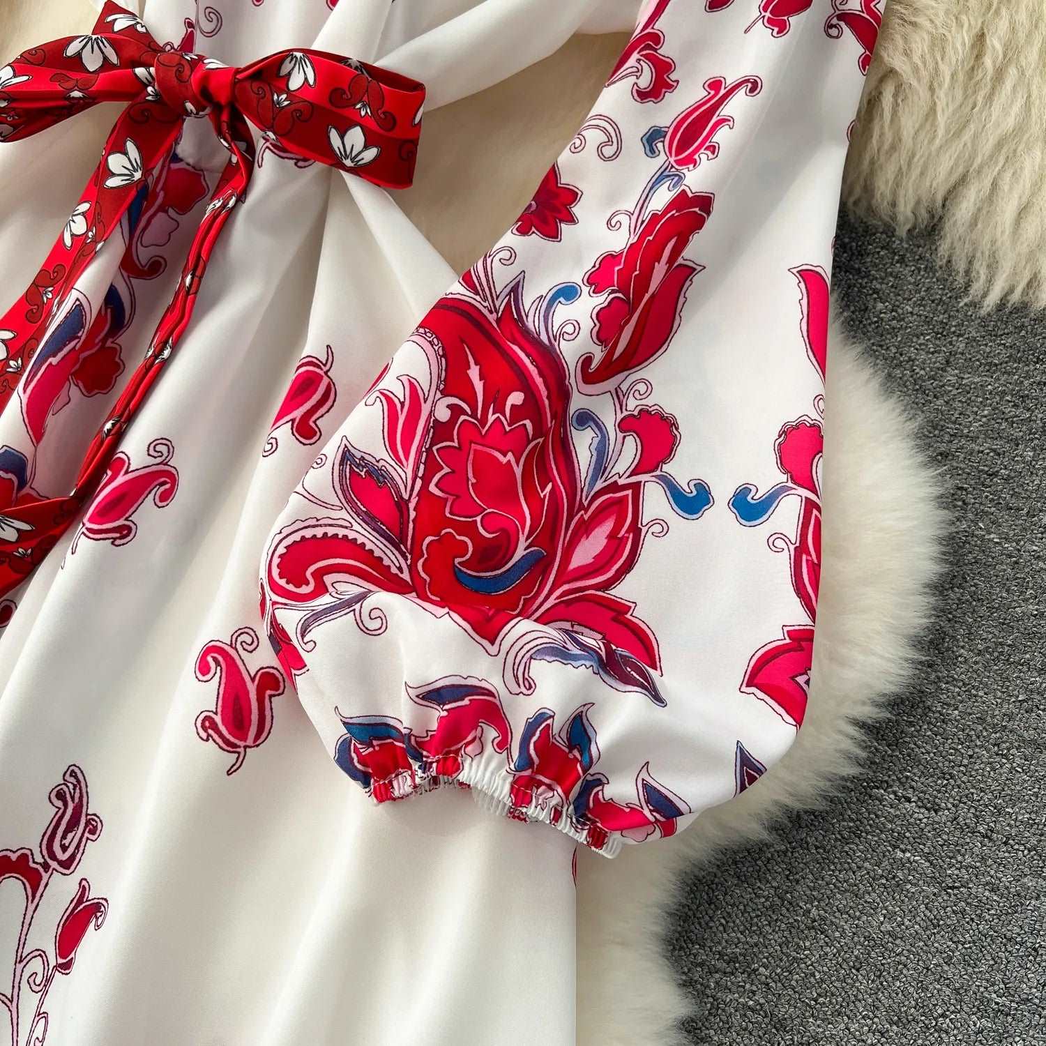 Women's Sweet Vintage Court Style Lace Dress - ChoreGirl