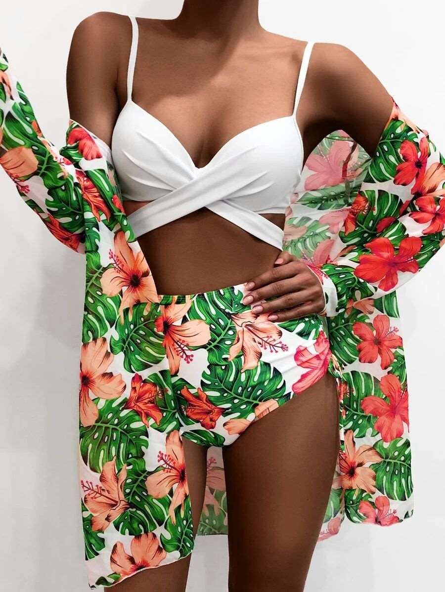 Women's Three-Piece Swimsuit - ChoreGirl