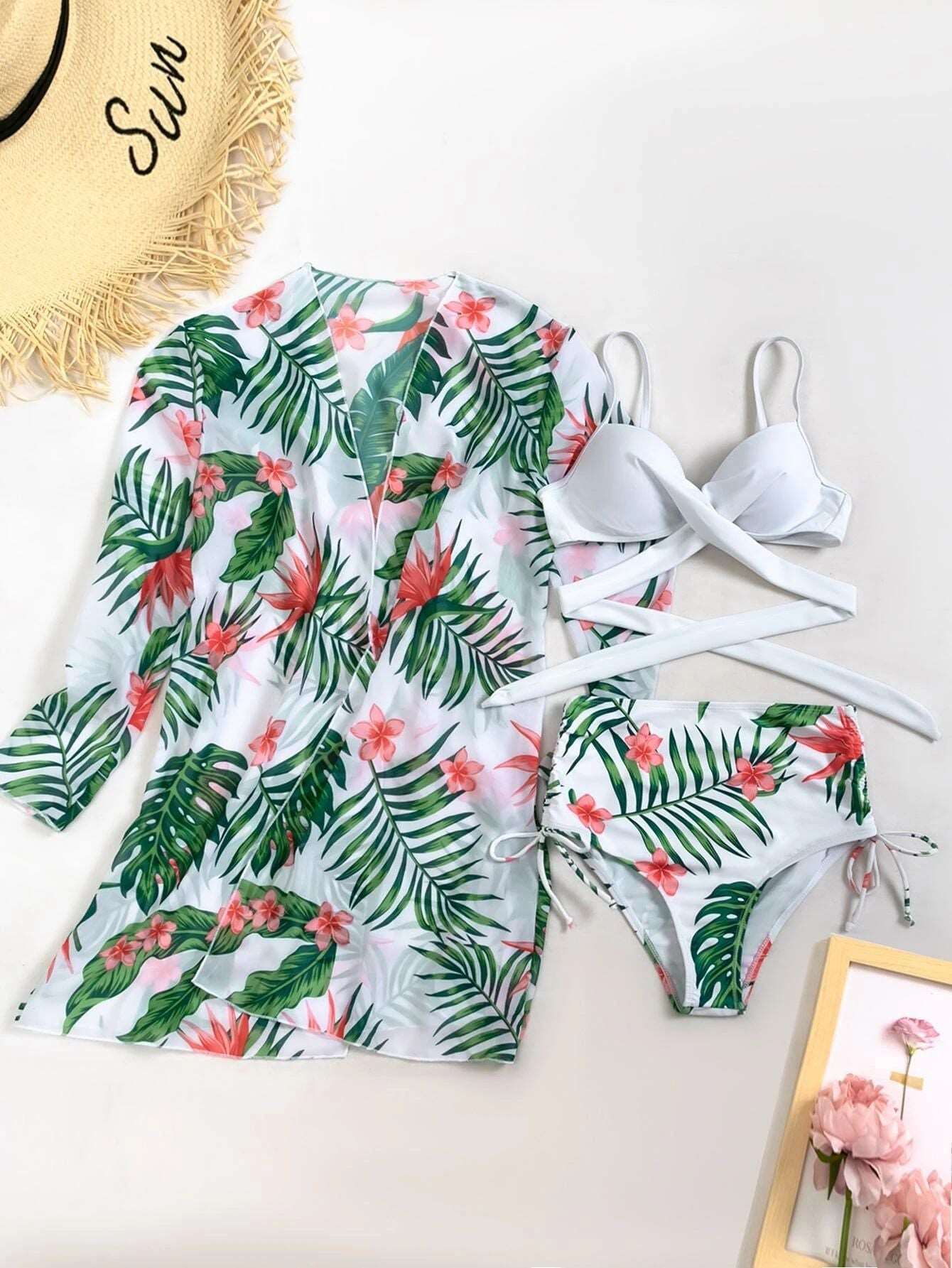 Women's Three-Piece Swimsuit - ChoreGirl