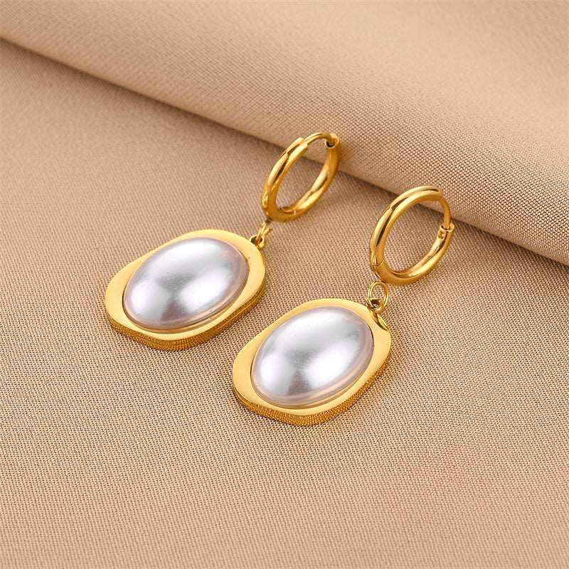 Women's Various Styles Titanium Steel Earrings - ChoreGirl