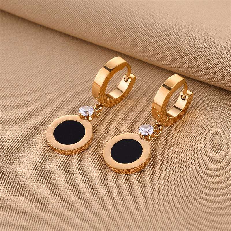 Women's Various Styles Titanium Steel Earrings - ChoreGirl