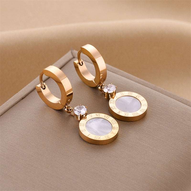 Women's Various Styles Titanium Steel Earrings - ChoreGirl
