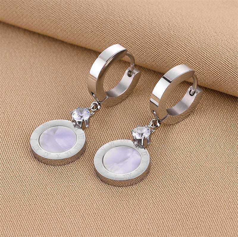 Women's Various Styles Titanium Steel Earrings - ChoreGirl