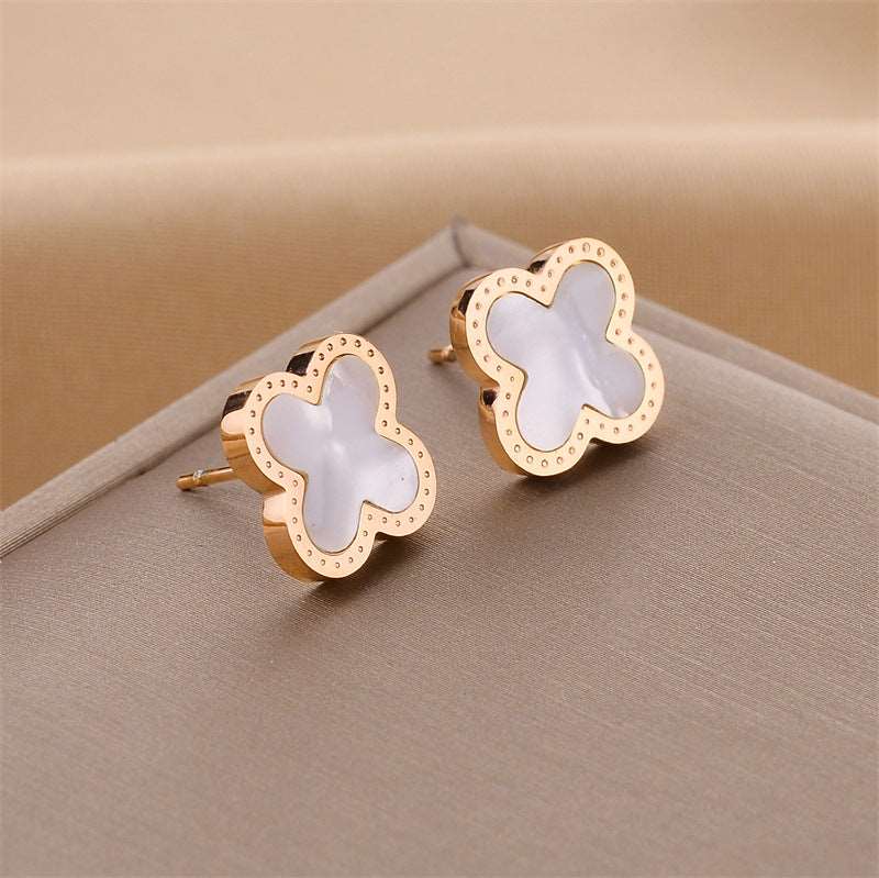 Women's Various Styles Titanium Steel Earrings - ChoreGirl