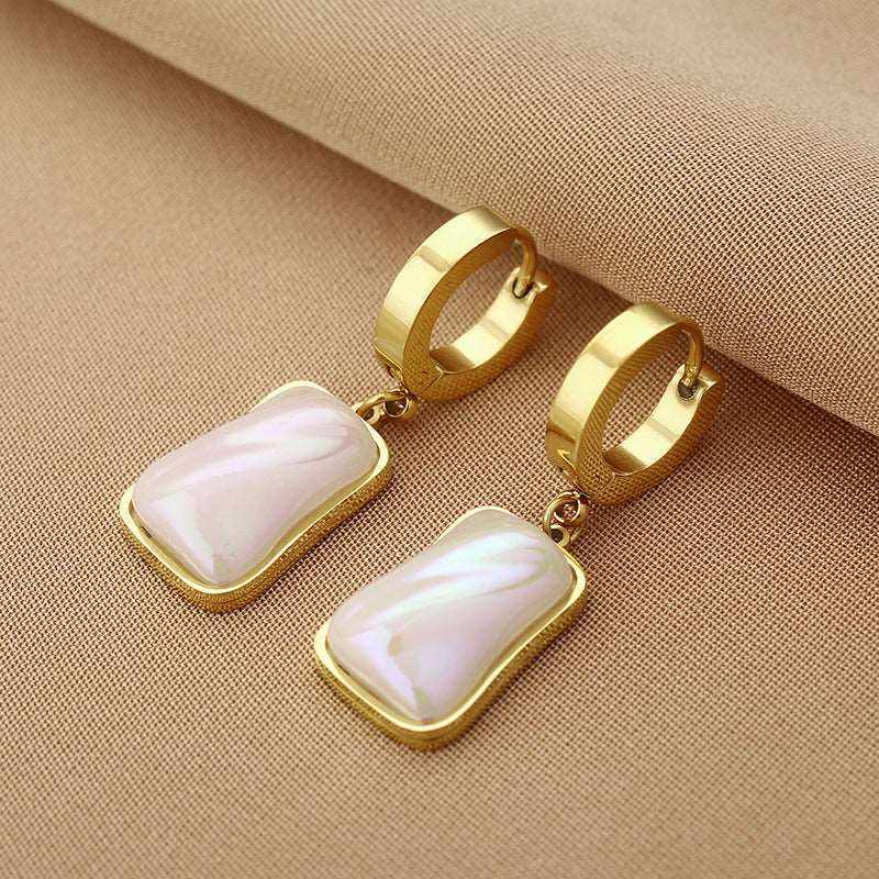 Women's Various Styles Titanium Steel Earrings - ChoreGirl