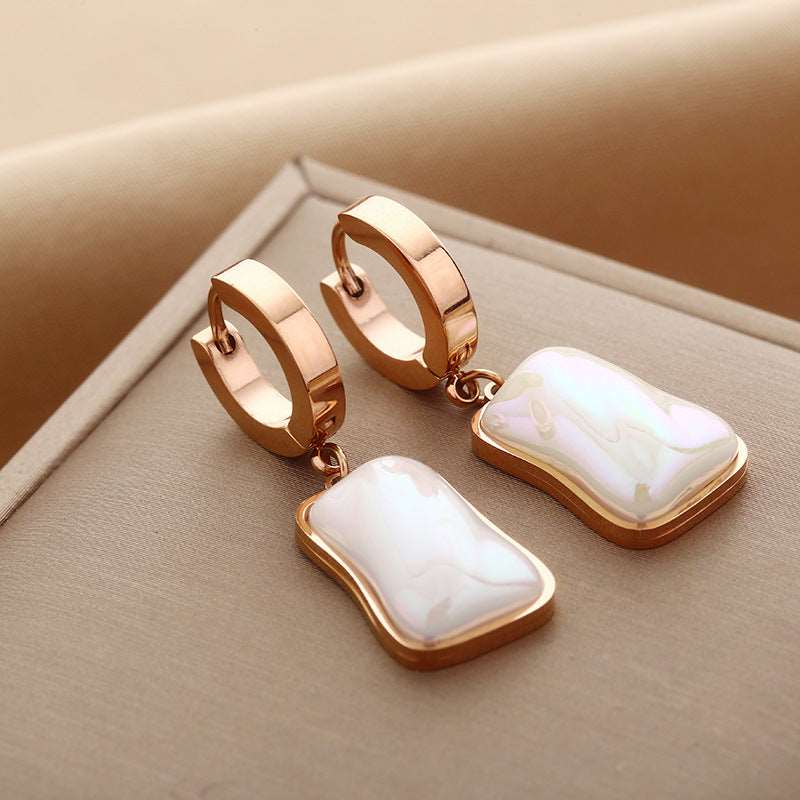 Women's Various Styles Titanium Steel Earrings - ChoreGirl
