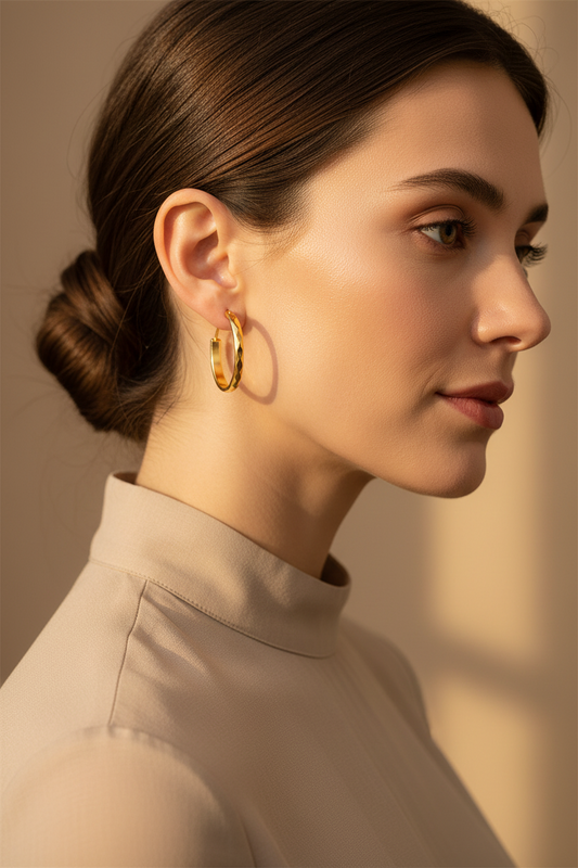 Elegant Titanium Steel Earrings - Various Styles