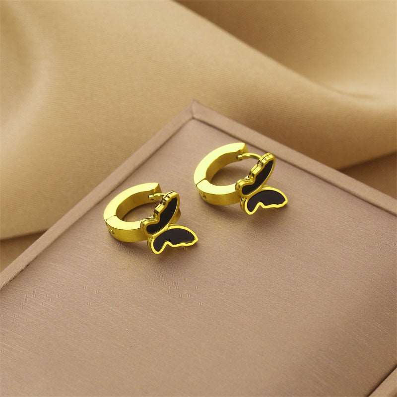 Women's Various Styles Titanium Steel Earrings - ChoreGirl