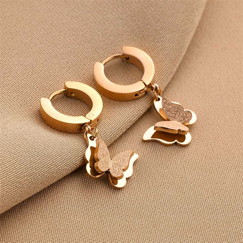 Women's Various Styles Titanium Steel Earrings - ChoreGirl