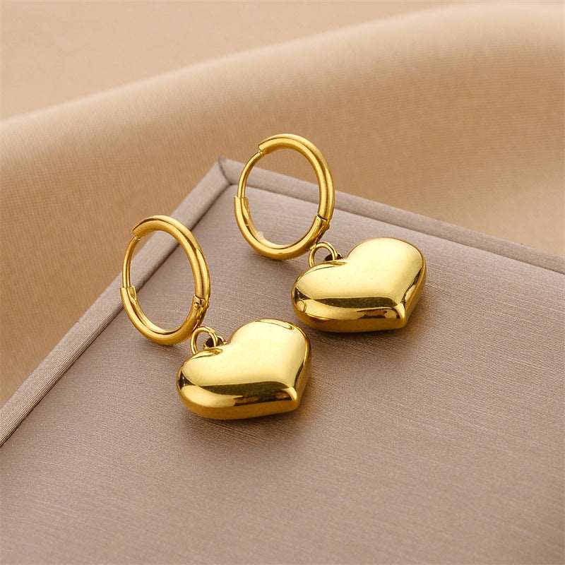 Women's Various Styles Titanium Steel Earrings - ChoreGirl