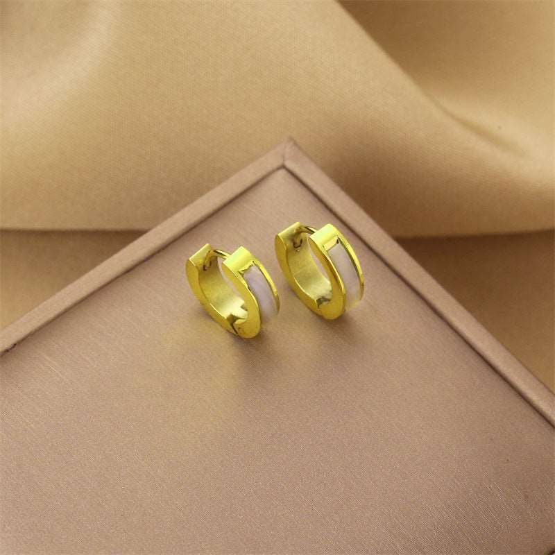 Women's Various Styles Titanium Steel Earrings - ChoreGirl