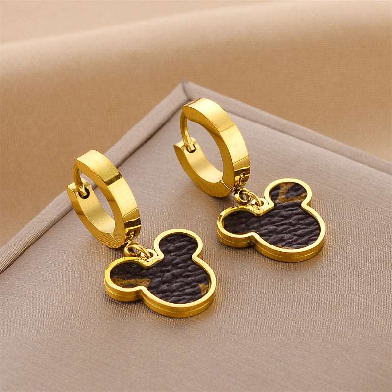 Women's Various Styles Titanium Steel Earrings - ChoreGirl