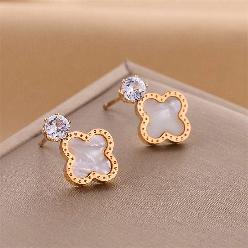 Women's Various Styles Titanium Steel Earrings - ChoreGirl