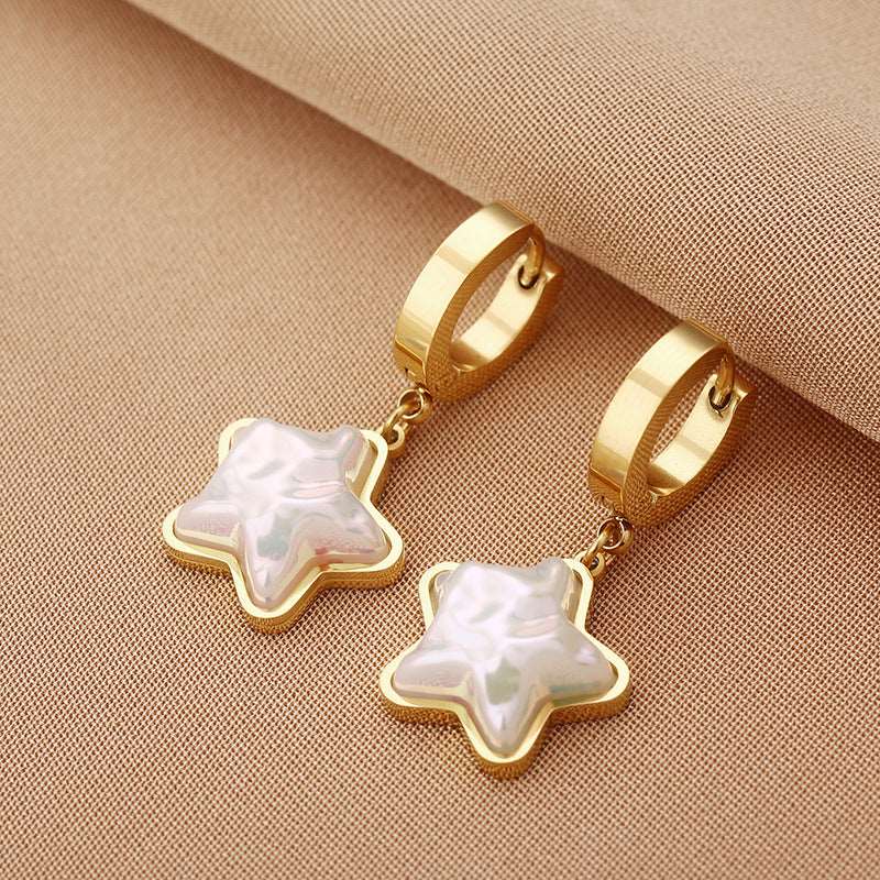 Women's Various Styles Titanium Steel Earrings - ChoreGirl