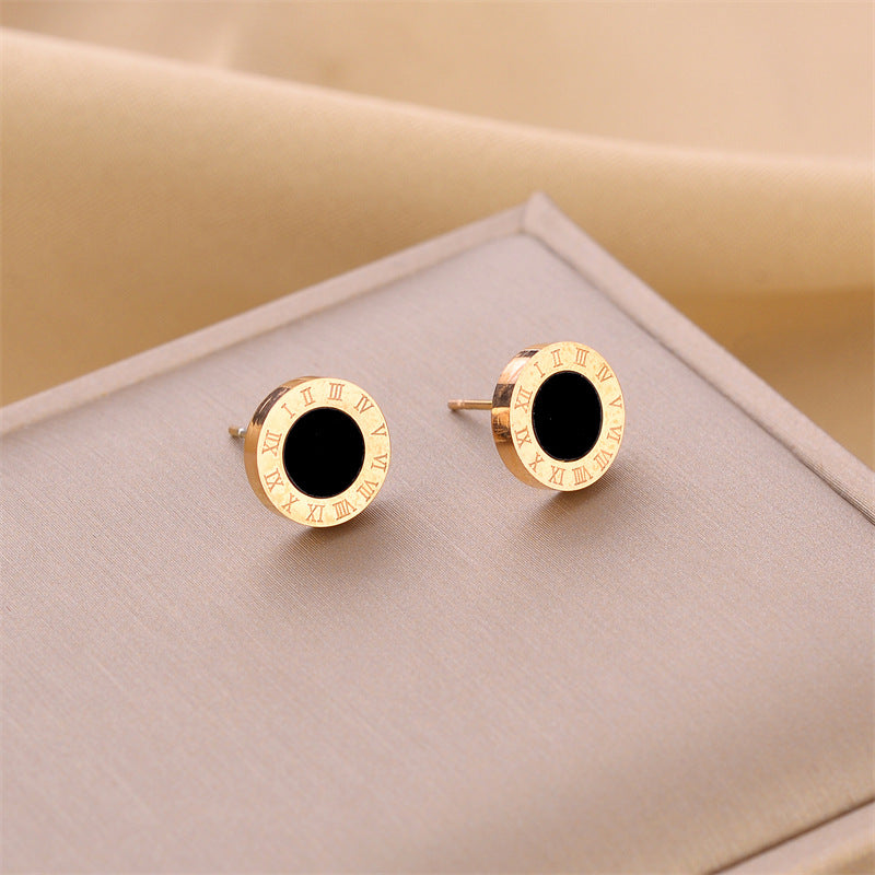 Women's Various Styles Titanium Steel Earrings - ChoreGirl