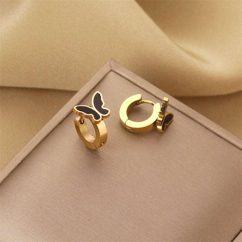 Women's Various Styles Titanium Steel Earrings - ChoreGirl