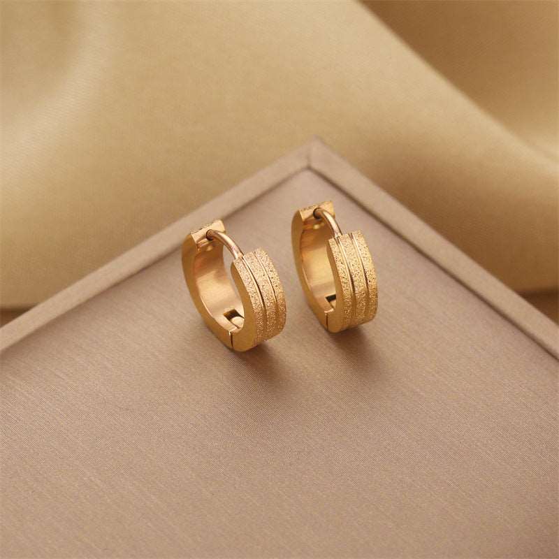 Women's Various Styles Titanium Steel Earrings - ChoreGirl