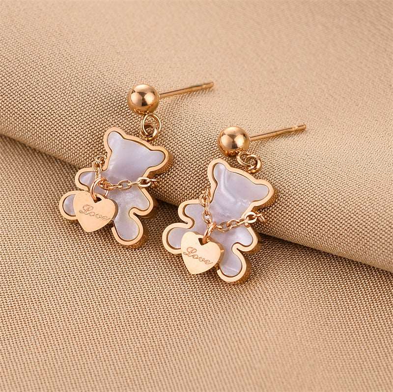 Women's Various Styles Titanium Steel Earrings - ChoreGirl