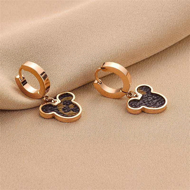 Women's Various Styles Titanium Steel Earrings - ChoreGirl