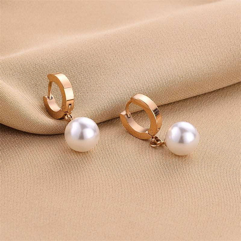Women's Various Styles Titanium Steel Earrings - ChoreGirl
