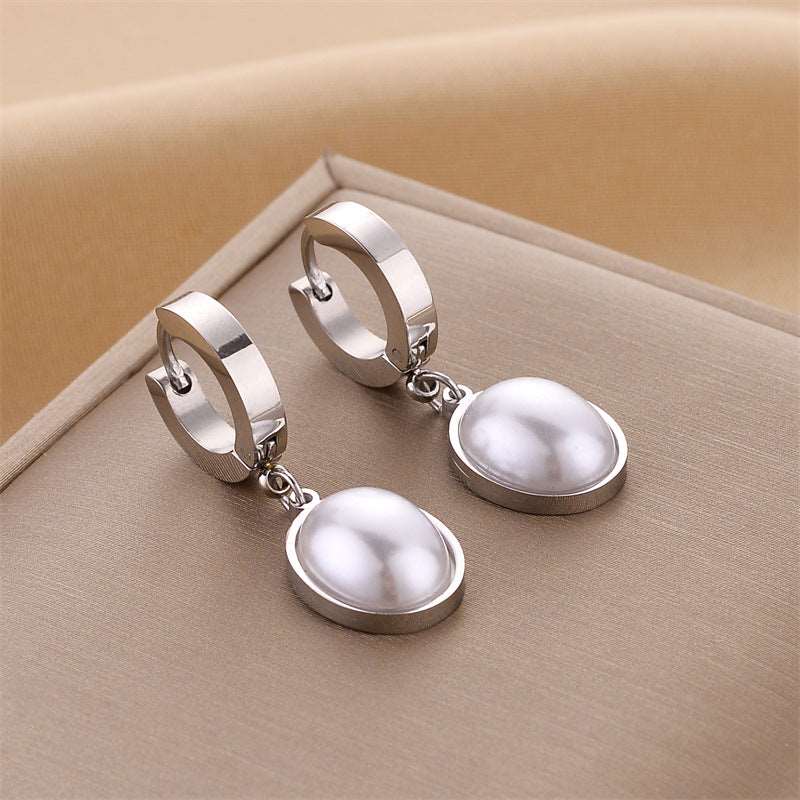 Women's Various Styles Titanium Steel Earrings - ChoreGirl
