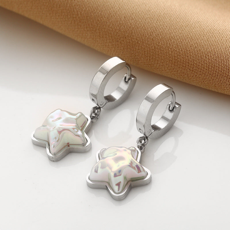 Women's Various Styles Titanium Steel Earrings - ChoreGirl
