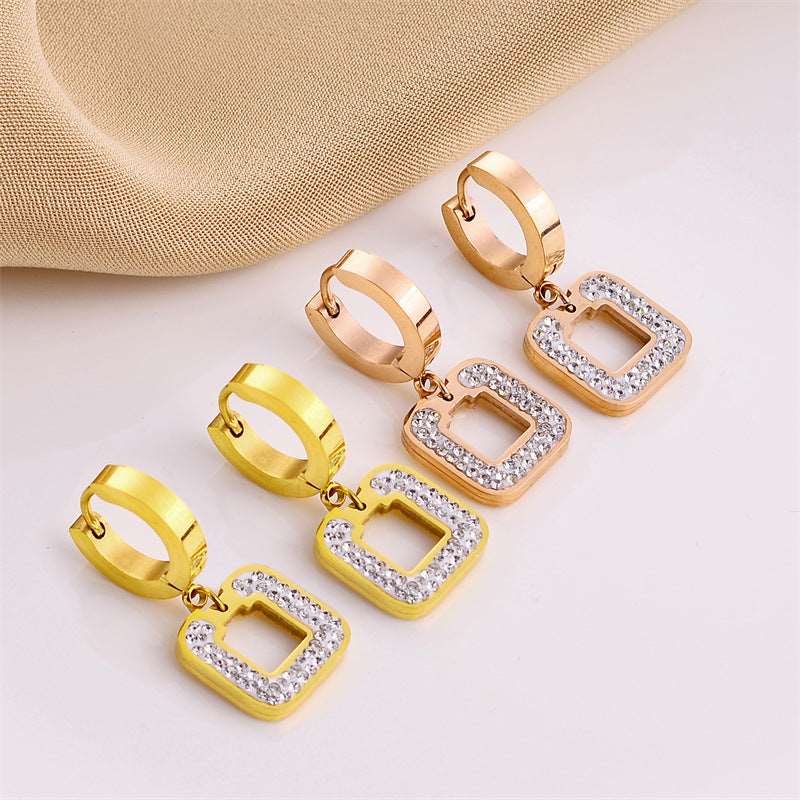 Women's Various Styles Titanium Steel Earrings - ChoreGirl