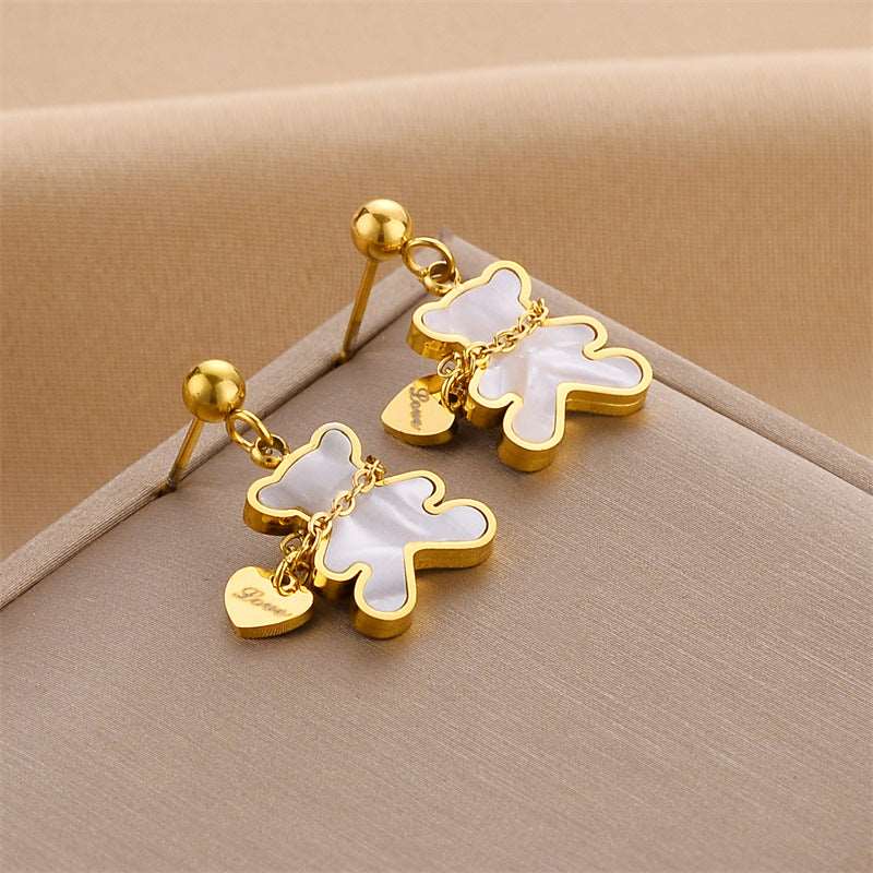 Women's Various Styles Titanium Steel Earrings - ChoreGirl