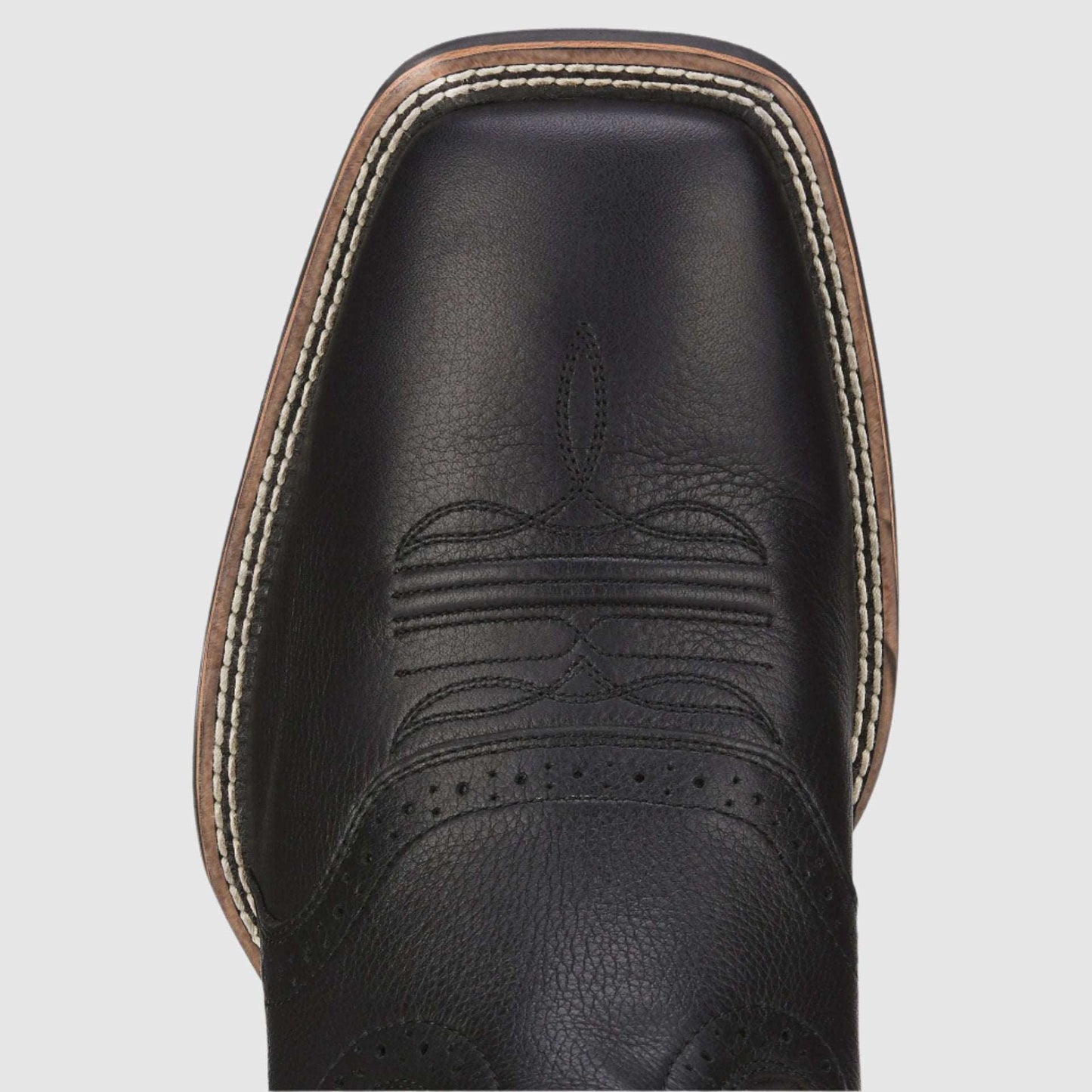Women's Vintage Embroidered Stitching Wide Head Western Cowboy Boots - ChoreGirl