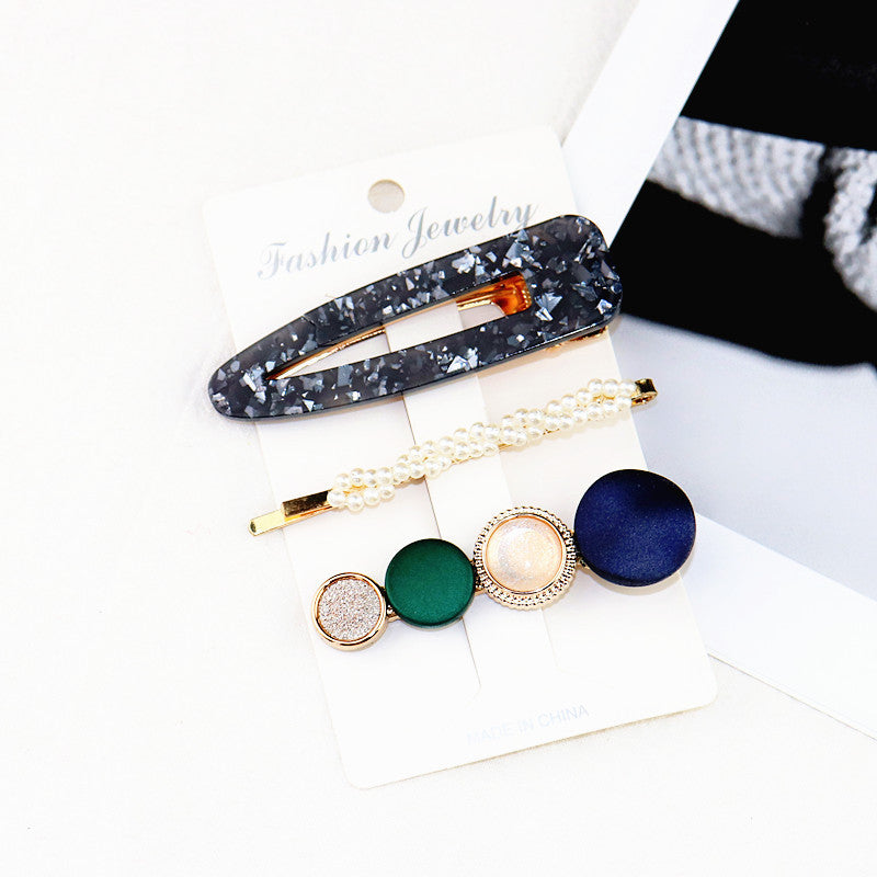 Women's Vintage Style Pearl Hair Clip Set - ChoreGirl