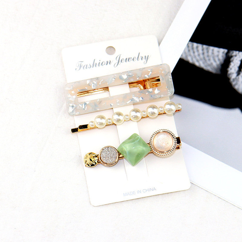 Women's Vintage Style Pearl Hair Clip Set - ChoreGirl