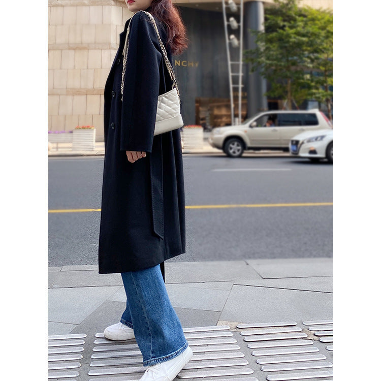 Women's Warm Cashmere Long Coat - ChoreGirl