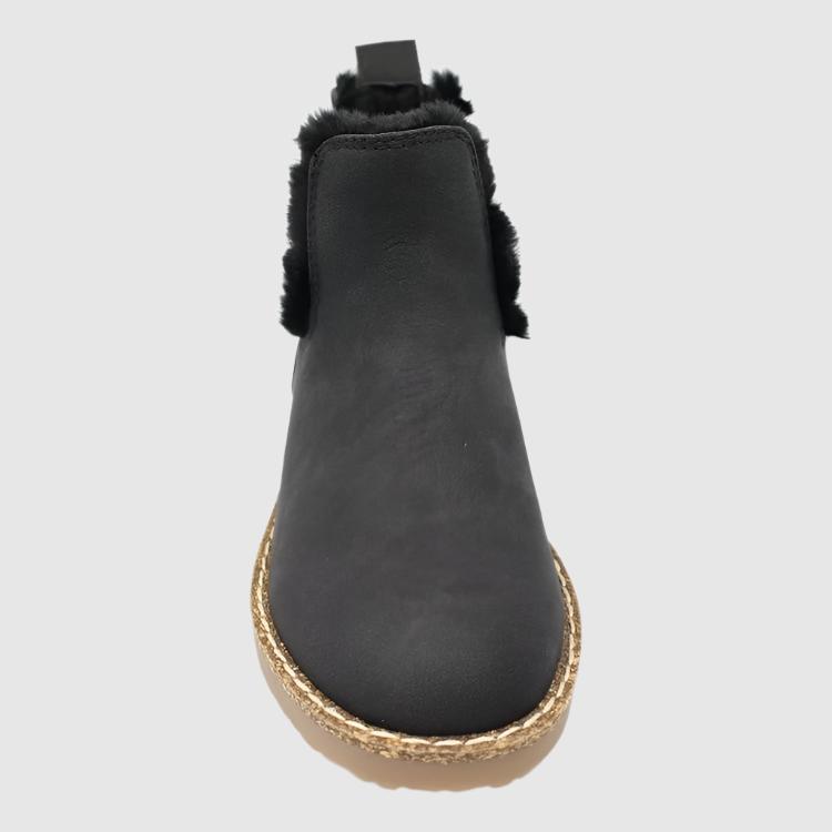 Women's Warm Suede Flat Boots - ChoreGirl