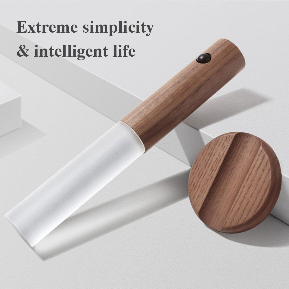 Wood LED Light USB Magnetic Wireless Night Light - ChoreGirl