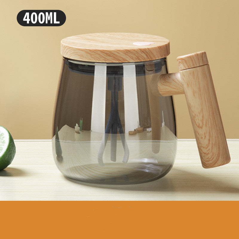 Electric 400ML Self Stirring Glass Mug - ChoreGirl