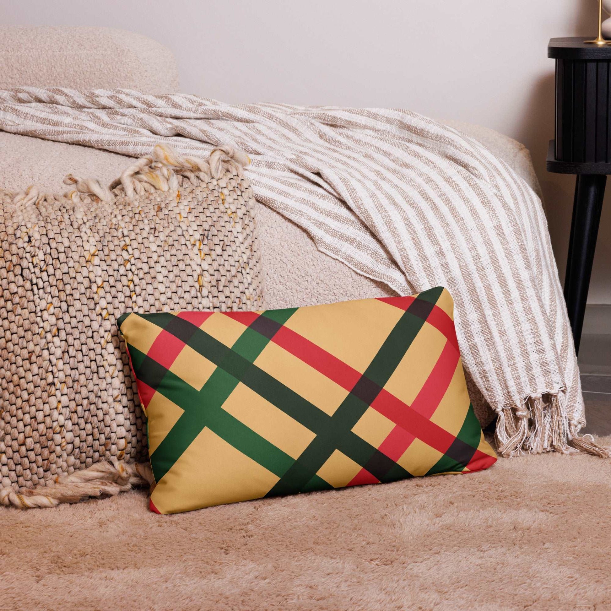 Custom Simple Retro Geometric Design Pillow Case (no insert pillow) | PERSONALIZED - ChoreGirl